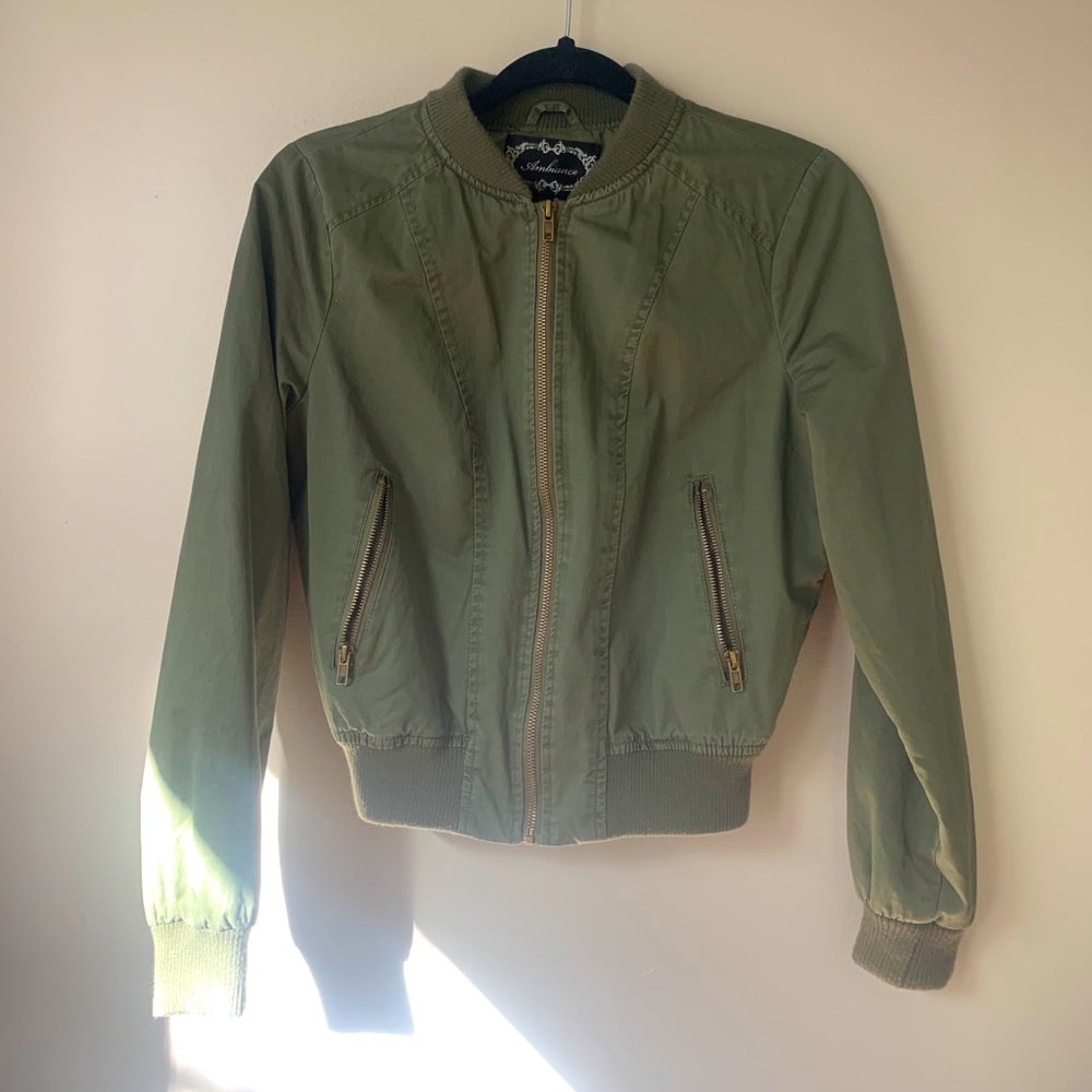 Forever 21 Olive Bomber Jacket - NWT